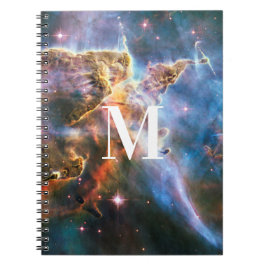 Cuaderno Nebulosa de galaxia espacial. Estrellas universale