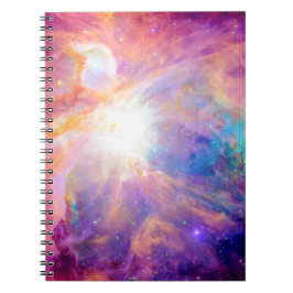 Cuaderno Nebulosa de Orión Rosa Púrpura Colorida
