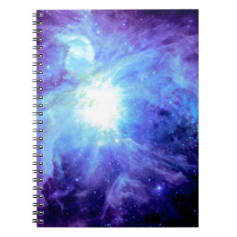 Cuaderno Nebulosa de Orión Turquesa Periwinkle Lavanda Gala