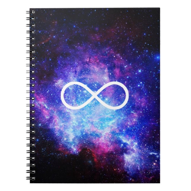 Cuaderno Nebulosa del símbolo del infinito (Frente)