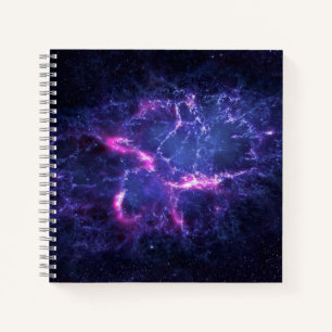 Cuaderno Nebulosa Espacial Dinámica Imagen Cósmica