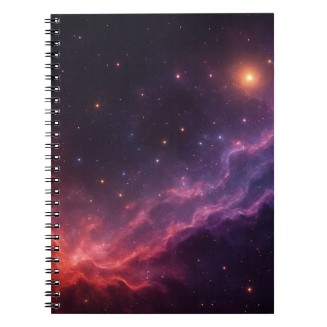 Cuaderno Nebulosa púrpura (Frente)