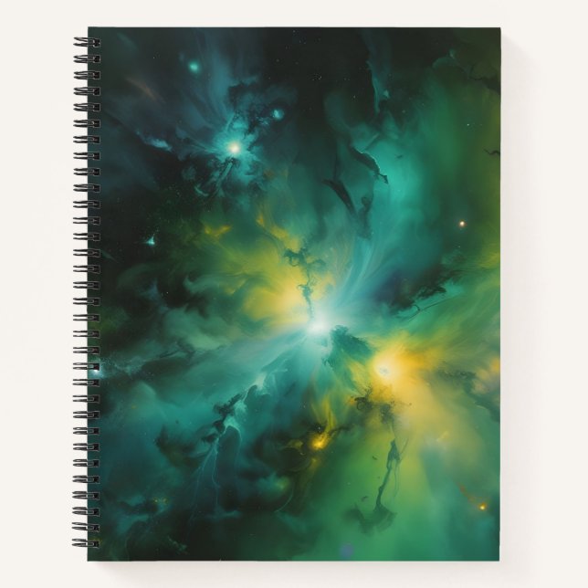 Cuaderno Nebulosa Verdeazul (Anverso)