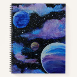 Cuaderno Nebulosa y planetas Espacio
