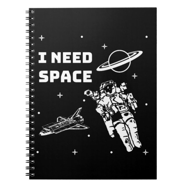 Cuaderno Necesito espacio geek (Frente)