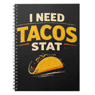 Cuaderno Necesito Tacos Ya
