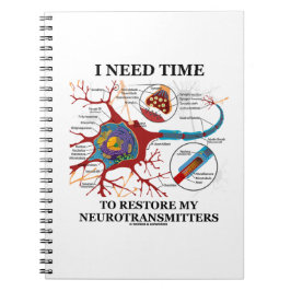 Cuaderno Necesito Tiempo Para Restablecer Mis Neurotransmis