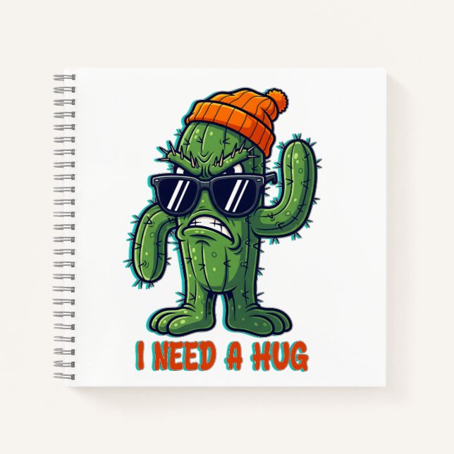 Cuaderno Necesito un abrazo (Anverso)