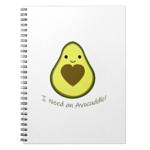 Cuaderno Necesito un aguacate kawaii de Avocuddle