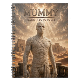 Cuaderno Necrópolis de Arena de la Momia Cine Oscuro