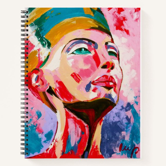 Cuaderno Nefertiti colorido (Anverso)