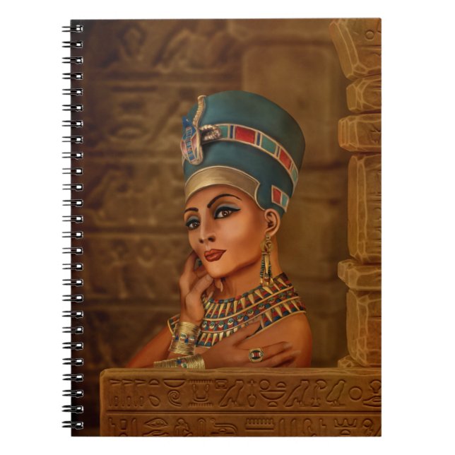 Cuaderno Nefertiti - Neferneferuaten la Reina Egipcia (Frente)