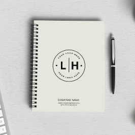Cuaderno Negocio con logotipos personalizados modernos