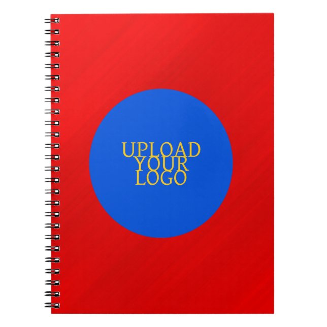 Cuaderno Negocio de logotipos personalizados (Frente)