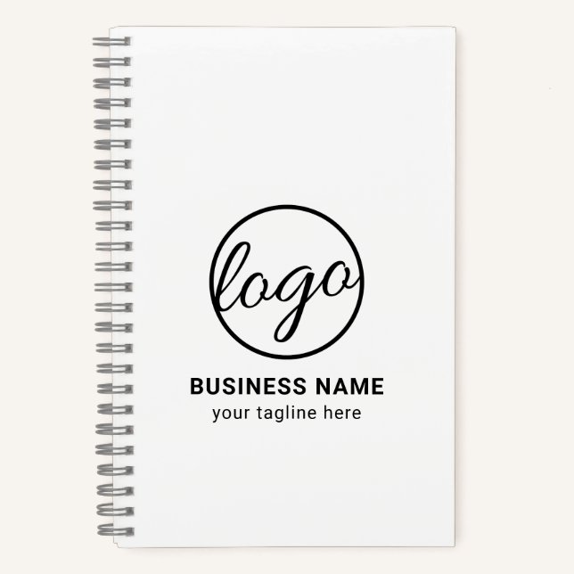 Cuaderno Negocio de logotipos promocionales para empresas c (Anverso)
