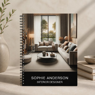 Cuaderno Negocio Profesional de Diseñador de Interiores Neg