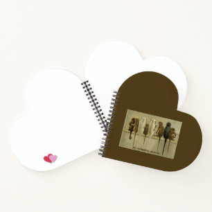 Cuaderno Negocios de monos Cumpleaños de grupo personalizad