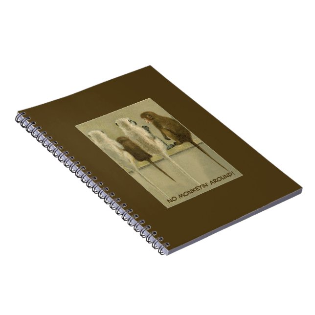 Cuaderno Negocios de Monos Cumpleaños Personalizado de Grup (Lado Derecho)