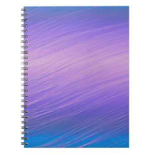 Cuaderno Negocios de papel azul de los océanos rosados