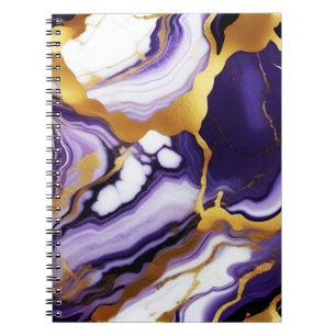 Cuaderno Negrita Moda de oro morado de moda