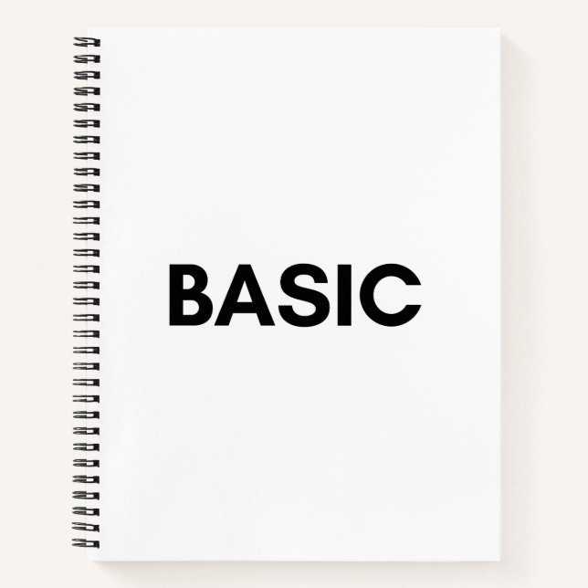 Cuaderno negro básico (Anverso)
