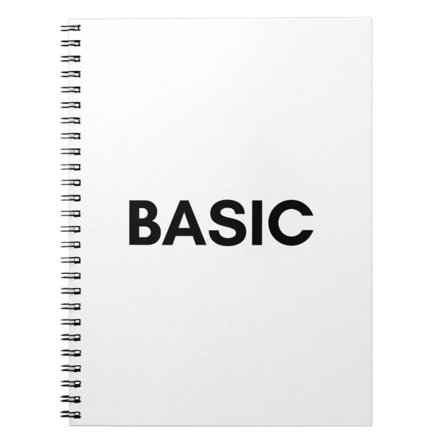 Cuaderno negro básico (Frente)