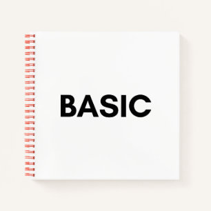 Cuaderno negro básico