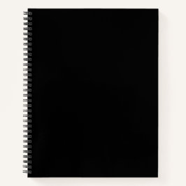 Cuaderno negro blanco