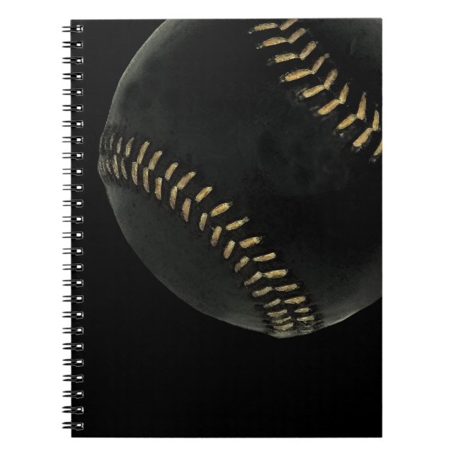 Cuaderno negro de béisbol (Frente)