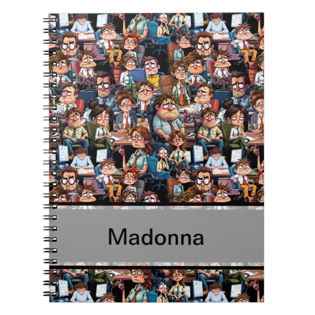 Cuaderno negro de estrés laboral (Frente)