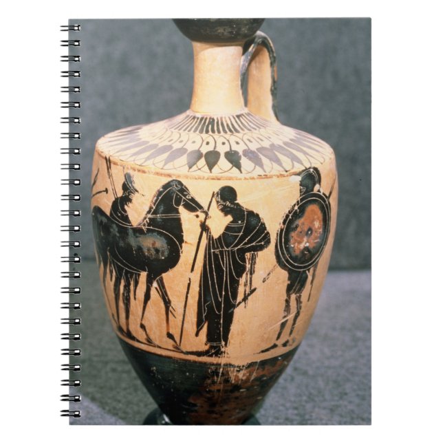 Cuaderno Negro-figura florero del ático, siglo V A.C. (Frente)