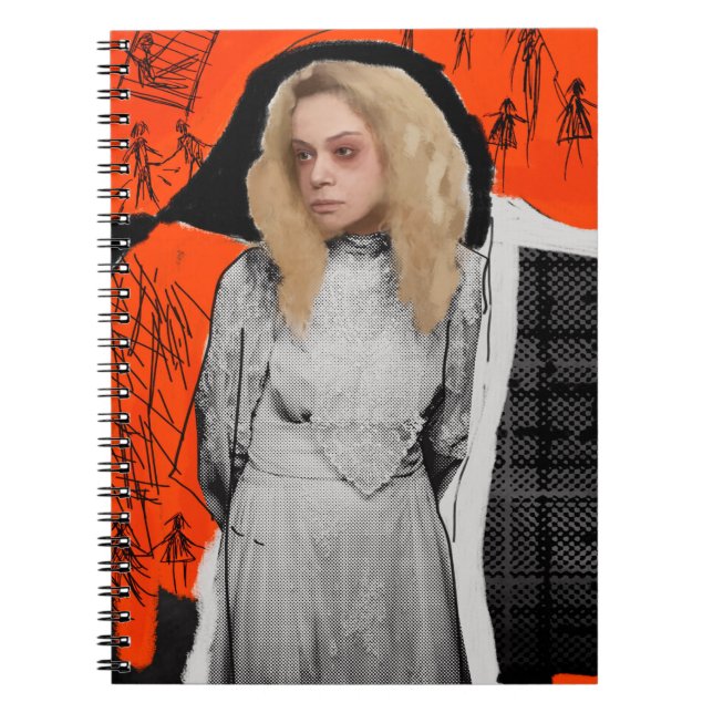 Cuaderno Negro huérfano el | Helena - bosquejo gótico (Frente)