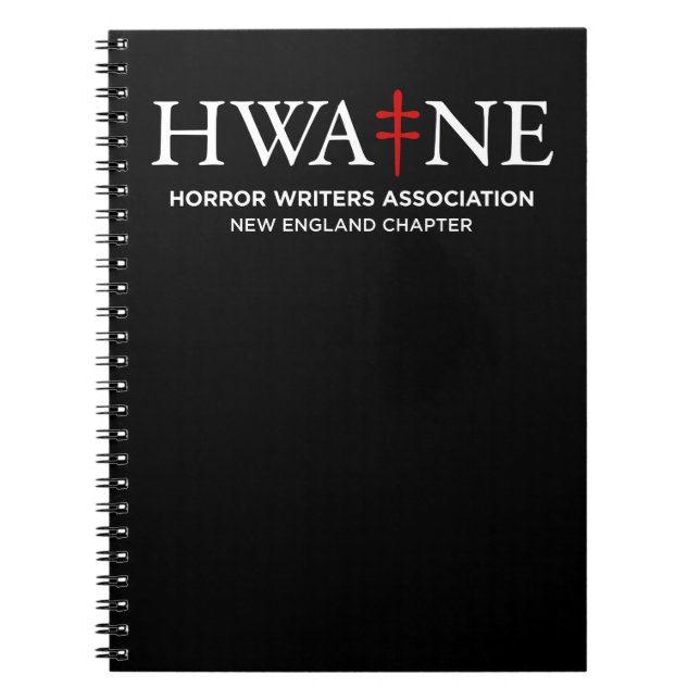 Cuaderno negro HWE-NE para eventos 6/25 (Frente)