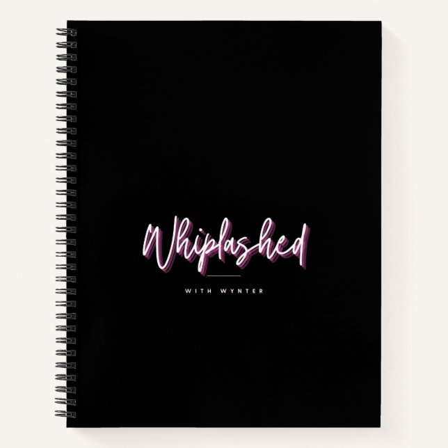 Cuaderno Negro para portátiles con remolque (Anverso)