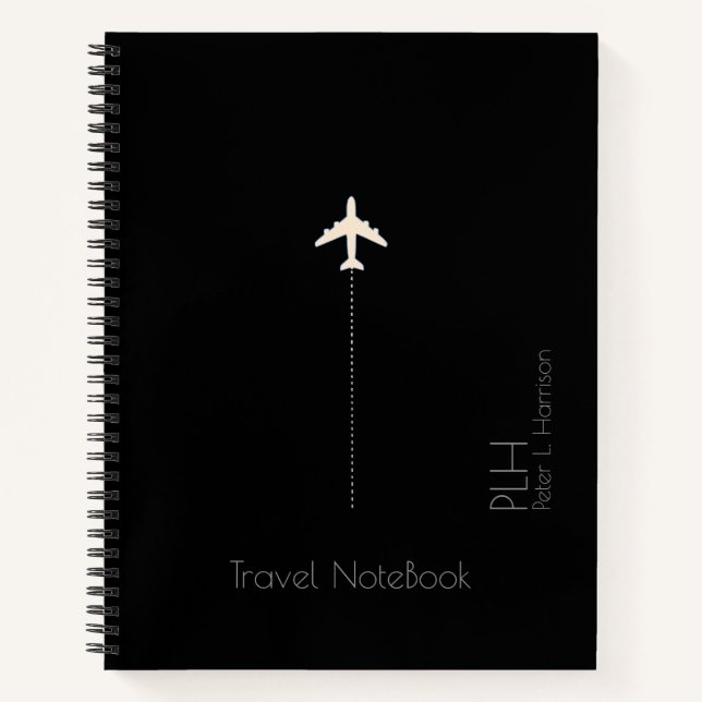 Cuaderno negro viaje avión (Anverso)