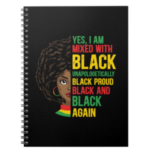 Cuaderno Negro y orgulloso   Sin remordimientos   Reina neg