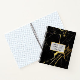 Cuaderno Negro y oro