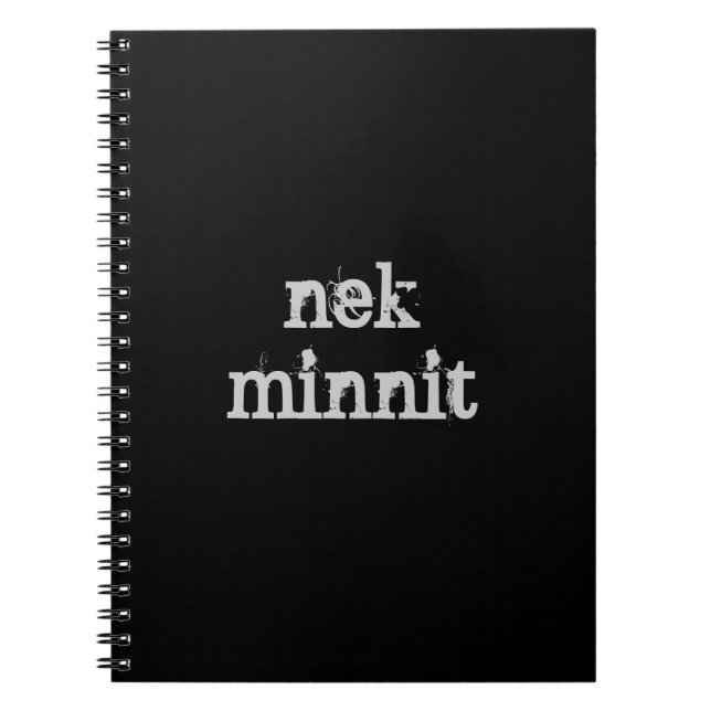 Cuaderno Nek Minnit (Frente)