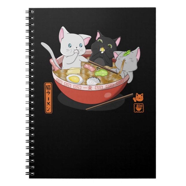 Cuaderno Neko Ramen cat (Frente)