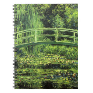 Cuaderno Nenúfares blancos de Claude Monet, Arte Vintage