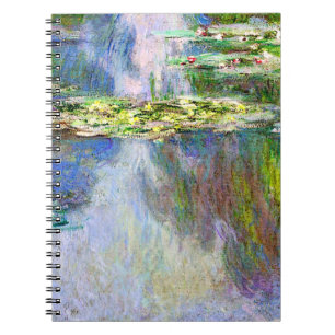 Cuaderno Nenúfares, pintura famosa,