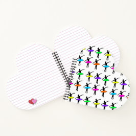 Cuaderno Neon Ballerina Ballet Tutu Maestra de Baile Pointe