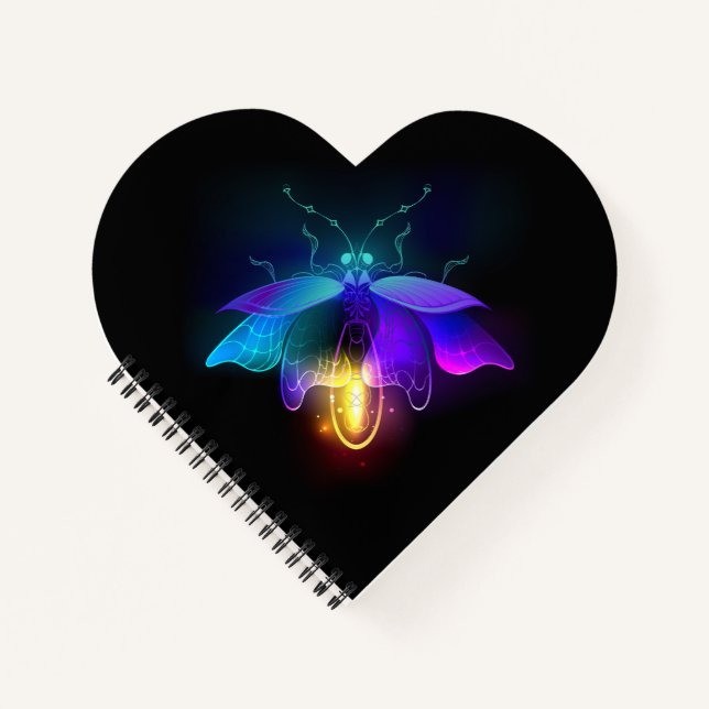 Cuaderno Neon Firefly en negro (Anverso)
