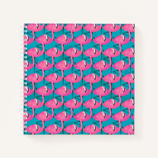 Cuaderno Neon Flamingos (Anverso)