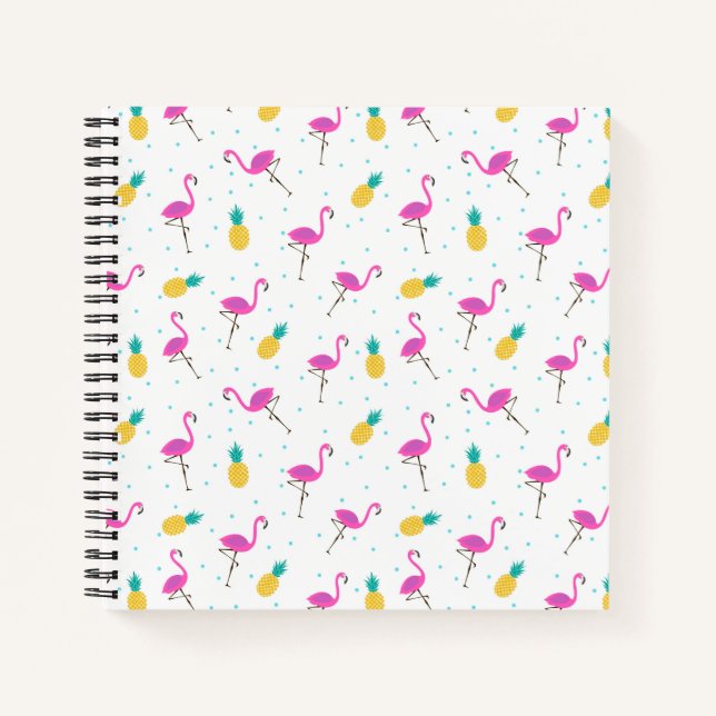 Cuaderno Neon Flamingos (Anverso)