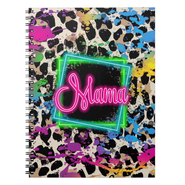 Cuaderno Neon mama (Frente)