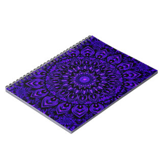 Cuaderno Neon Mandala: Simetría radiante