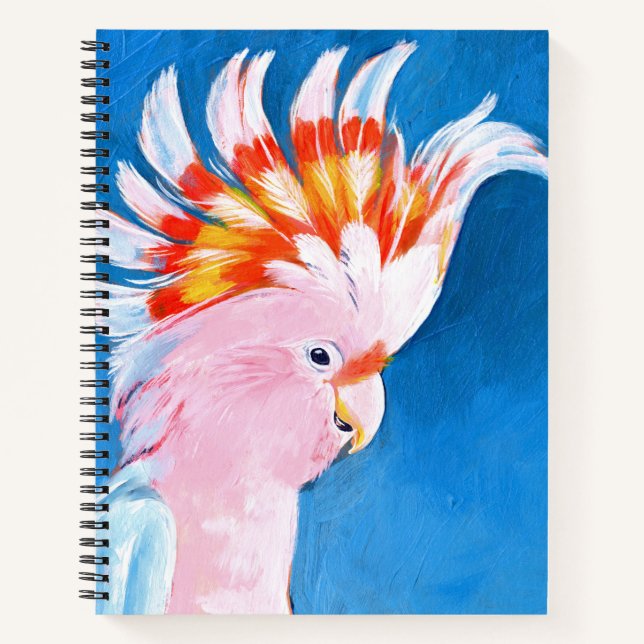 Cuaderno Neon Mohawk - Cockatoo rosa (Anverso)