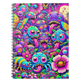 Cuaderno Neon Monster Bugs