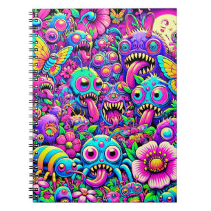 Cuaderno Neon Monster Bugs